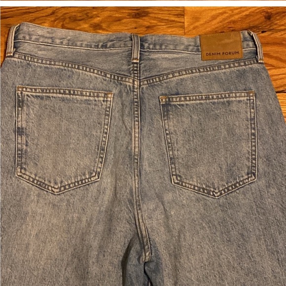 Denim Forum Farrah High Rise Wide Leg Size 28L Size 31- Euc Like New - Picture 11 of 12